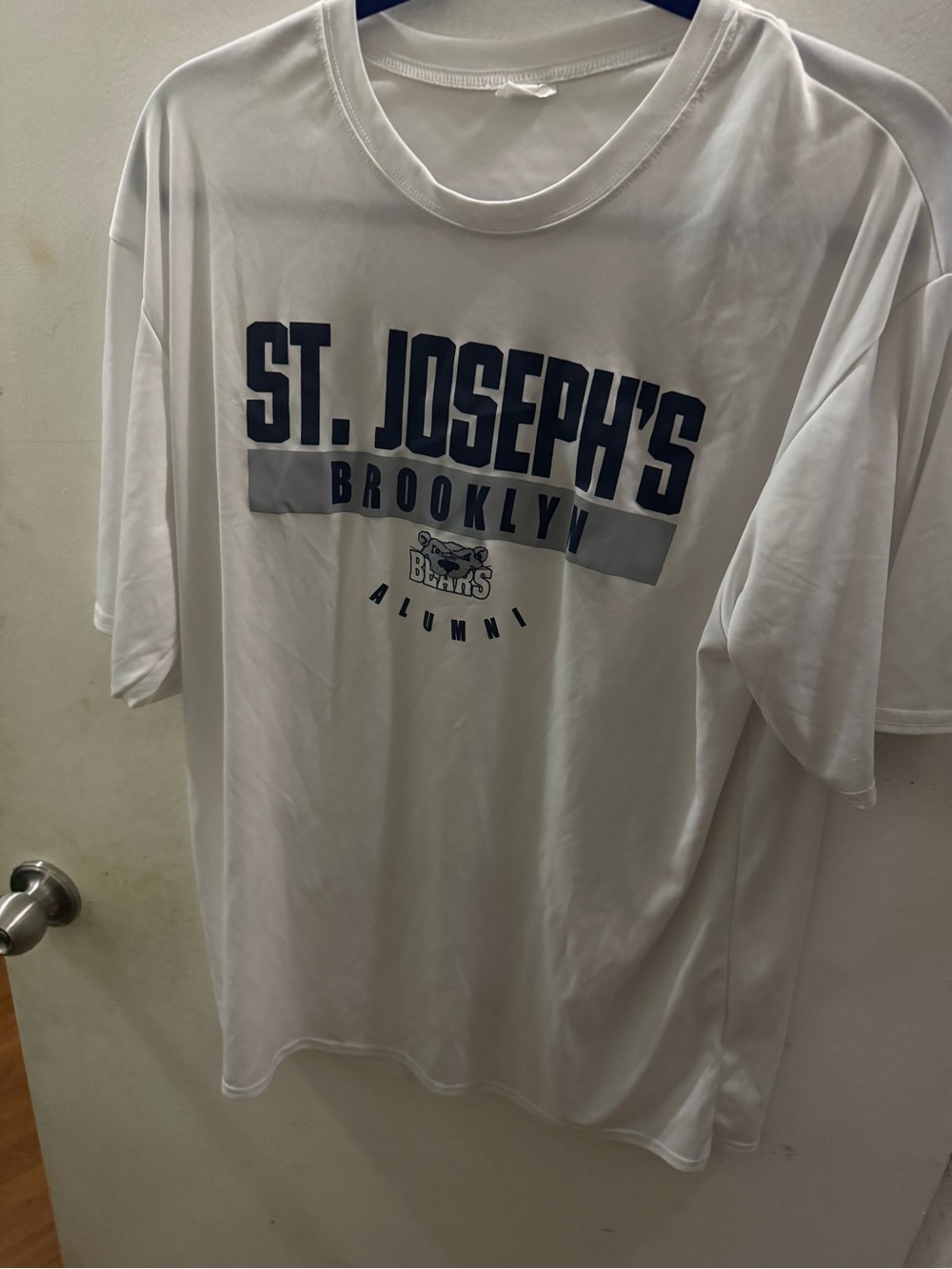 St. Joseph's Brooklyn Alumni Men's White Graphic T‑Shirt